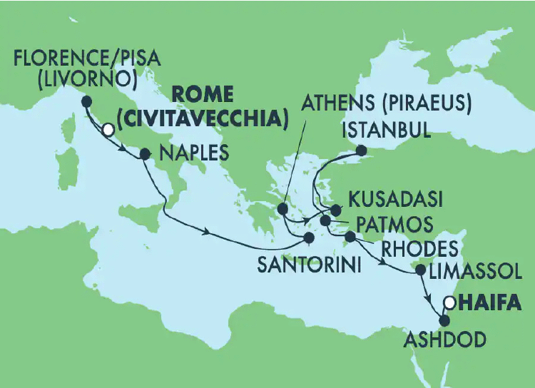Italy, Greece & Turkey Cruise